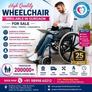 Best Quality Wheelchair Available in Gurgaon for Sale