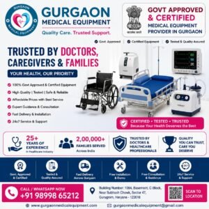 Govt Approved & Certified Medical Equipment Provider in Gurgaon