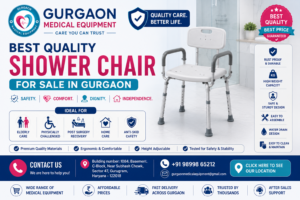 Best Quality Shower Chair for Sale in Gurgaon – Safe & Comfortable Bathroom Support