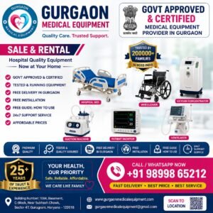 Goverment approved and certified medical equipment provider in gurgaon