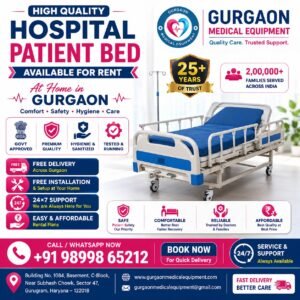 High quality hospital bed for rent in gurgaon