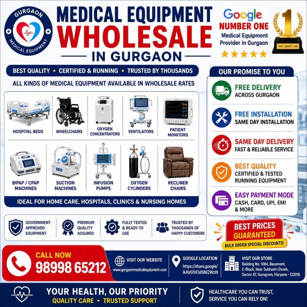 Medical Equipment Wholesale in Gurgaon - Google Number One Provider