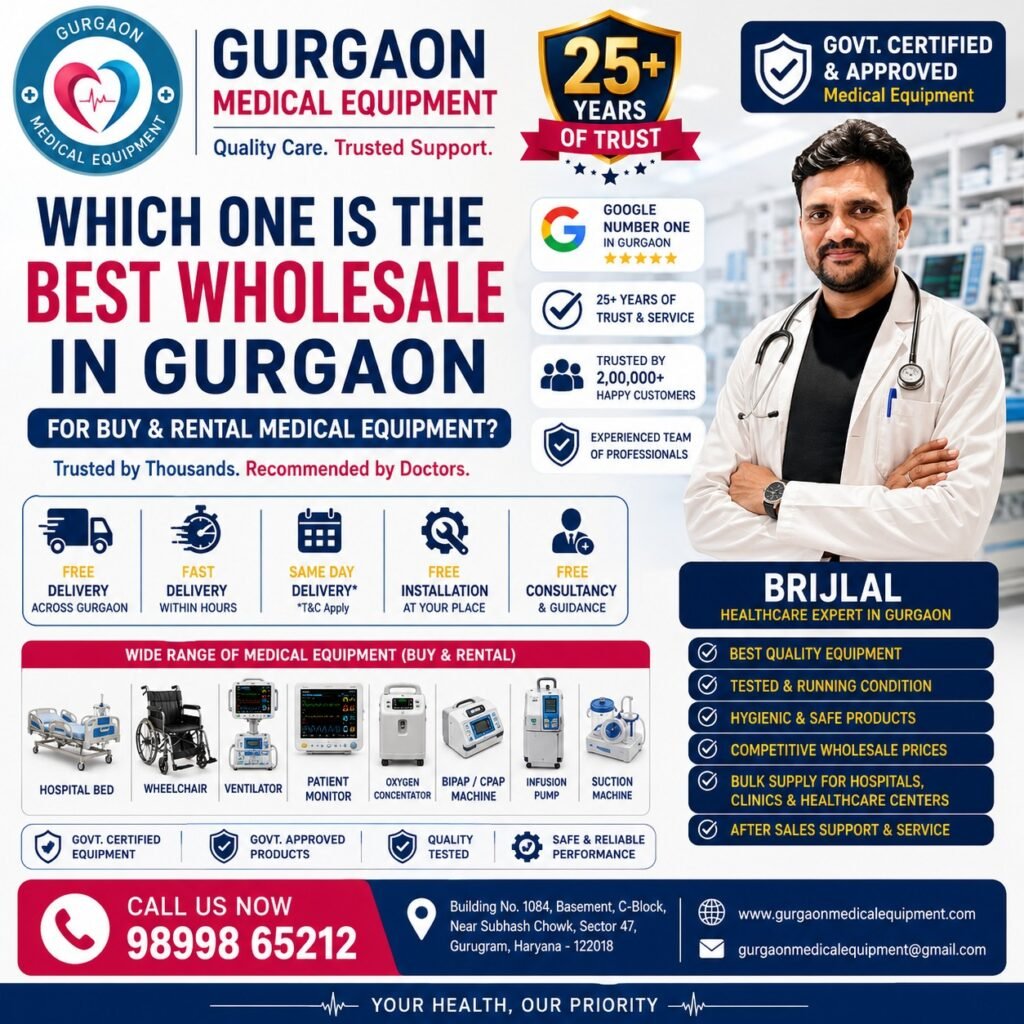 Best Wholesale Medical Equipment Supplier in Gurgaon