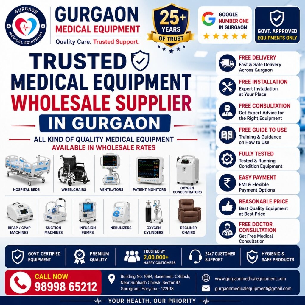 Trusted Medical Equipment Wholesale Supplier in Gurgaon
