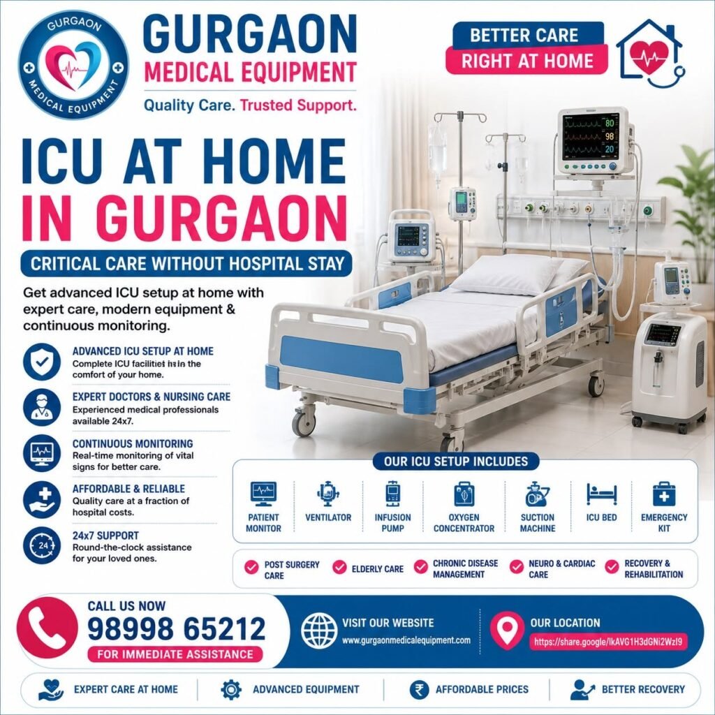 Looking for ICU at Home in Gurgaon?