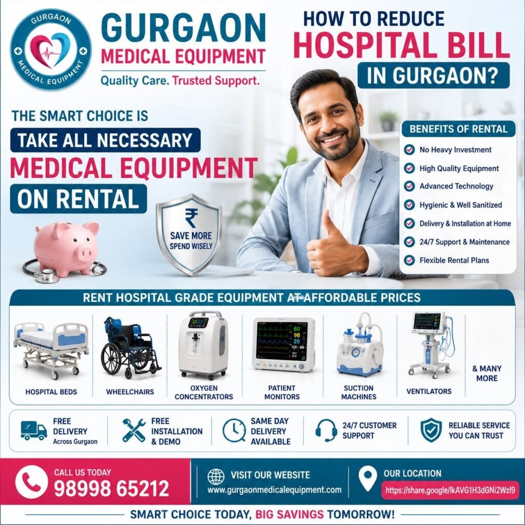 Reduce Your Hospital Bill with Smart Medical Equipment Rentals